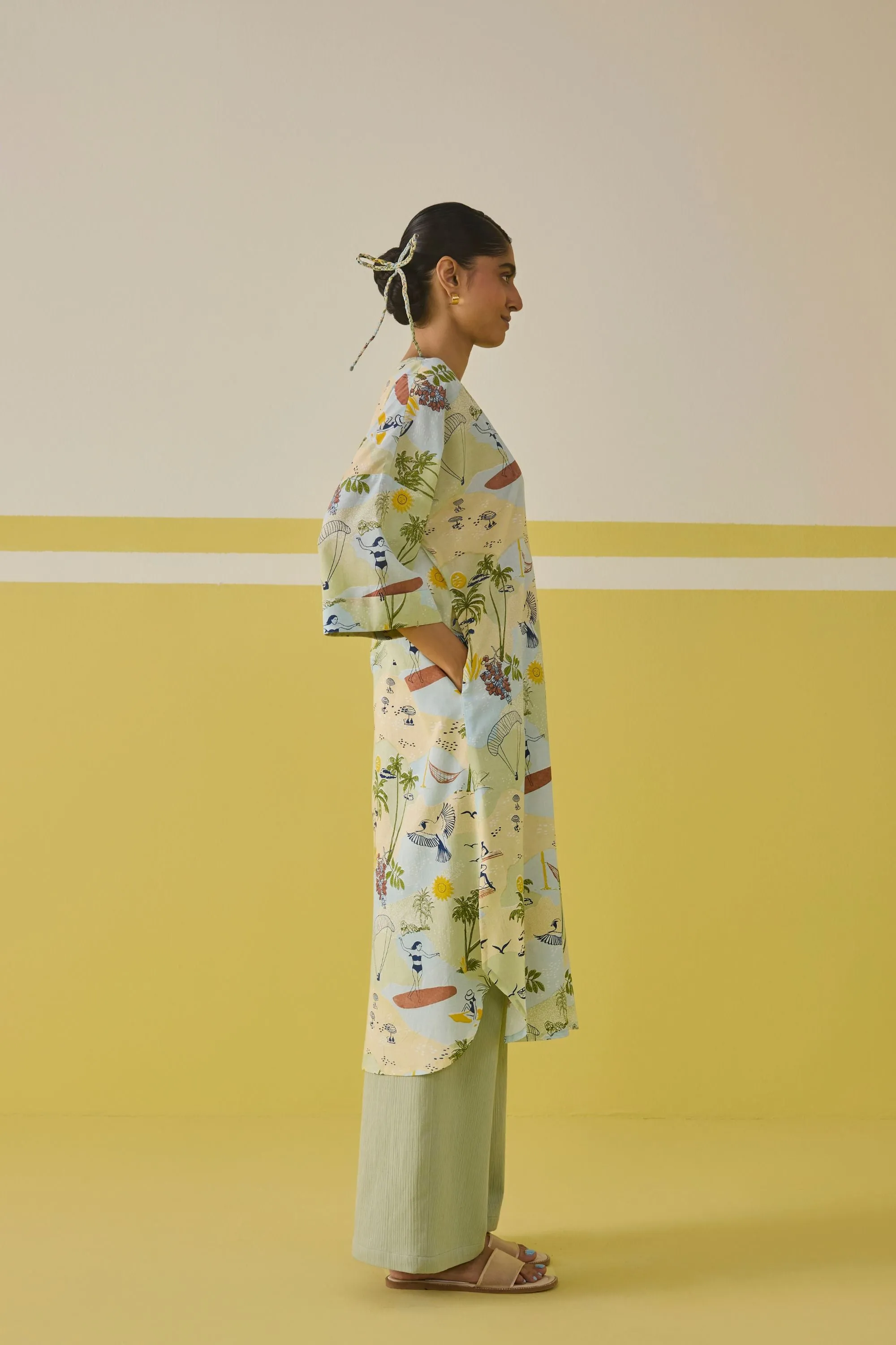 Paradise Lyocell Kurta Top