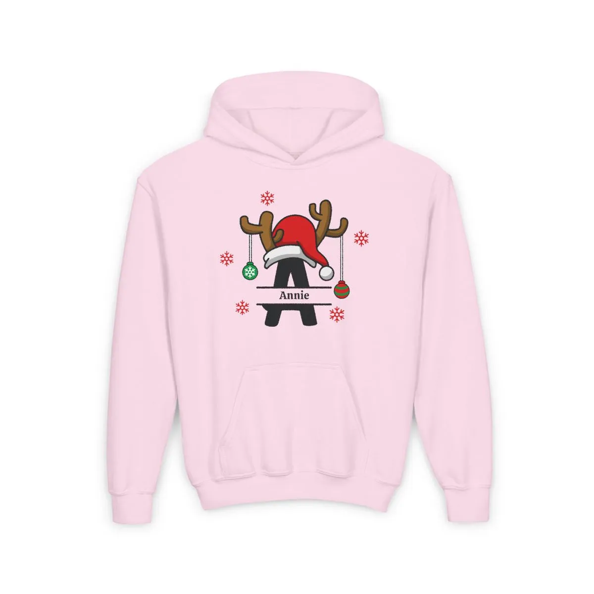 Personalized Christmas Letters with Santa Hat Sweatshirts/Hoodies
