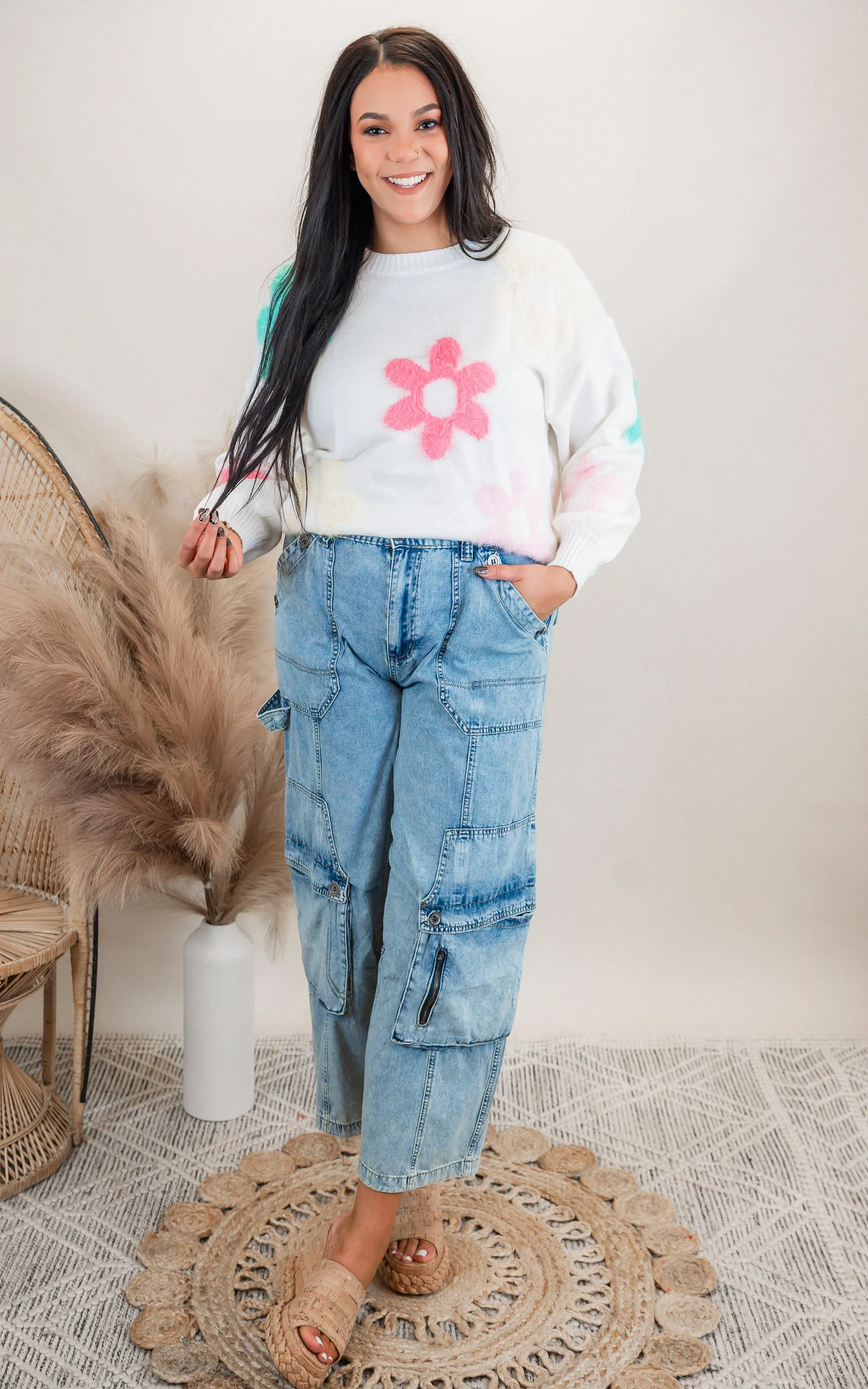 Petals & Plush Sweater