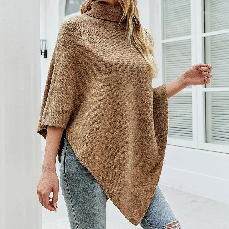 Poncho Blanket Style Sweaters