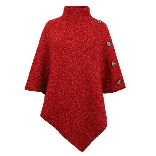 Poncho Blanket Style Sweaters