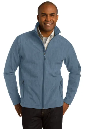 Port Authority Core Soft Shell Jacket. J317 Navy Heather