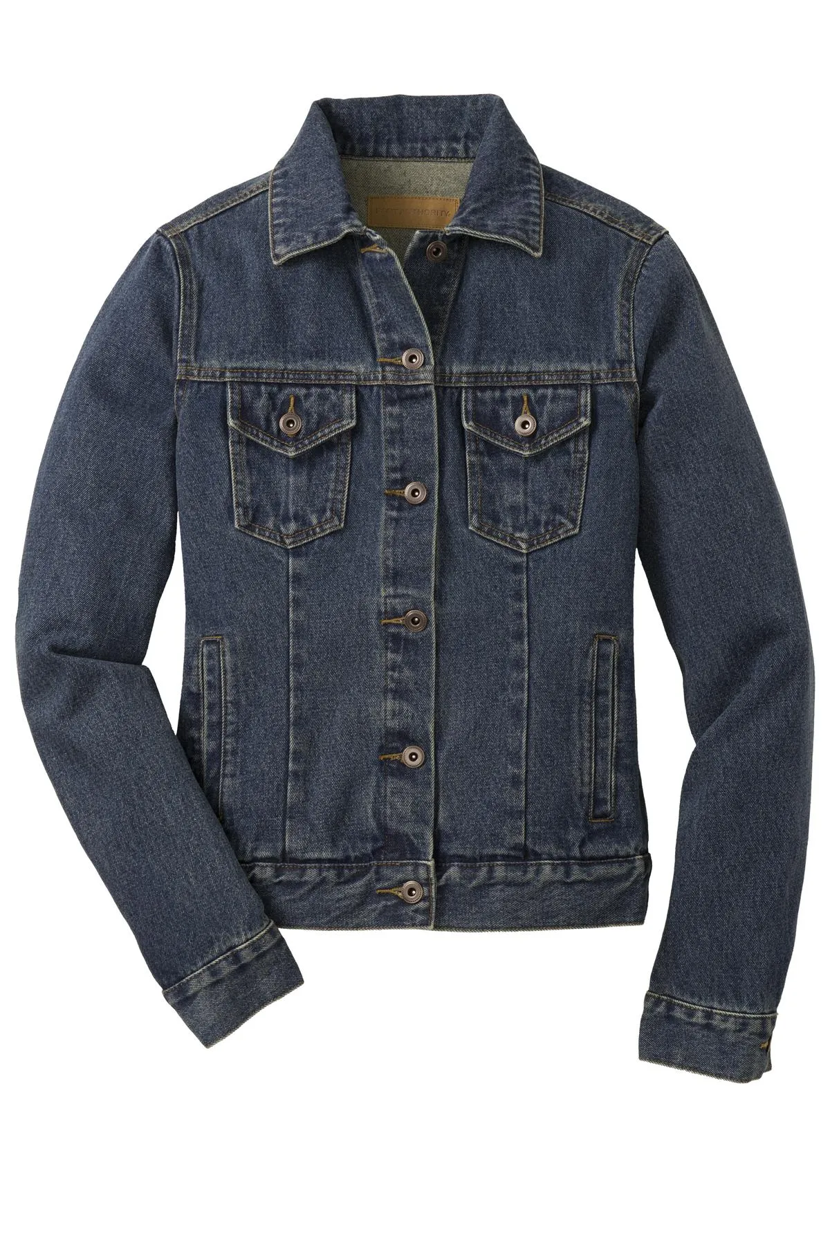 Port Authority Women's Denim Jacket. L7620 Denim Blue