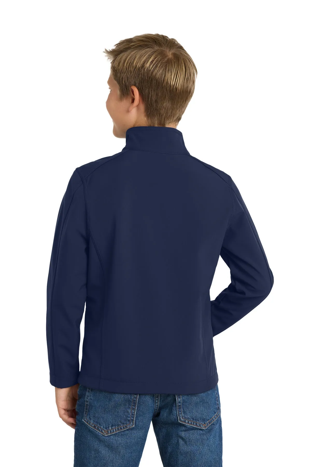 Port Authority Youth Core Soft Shell Jacket. Y317 Dress Blue Navy