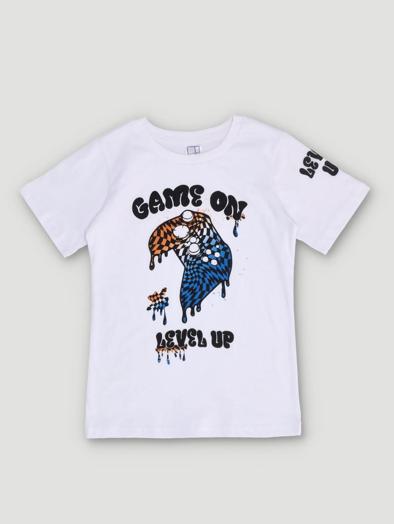 Pre-Boys Printed Tee - White