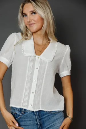 Preslee Blouse in Ivory