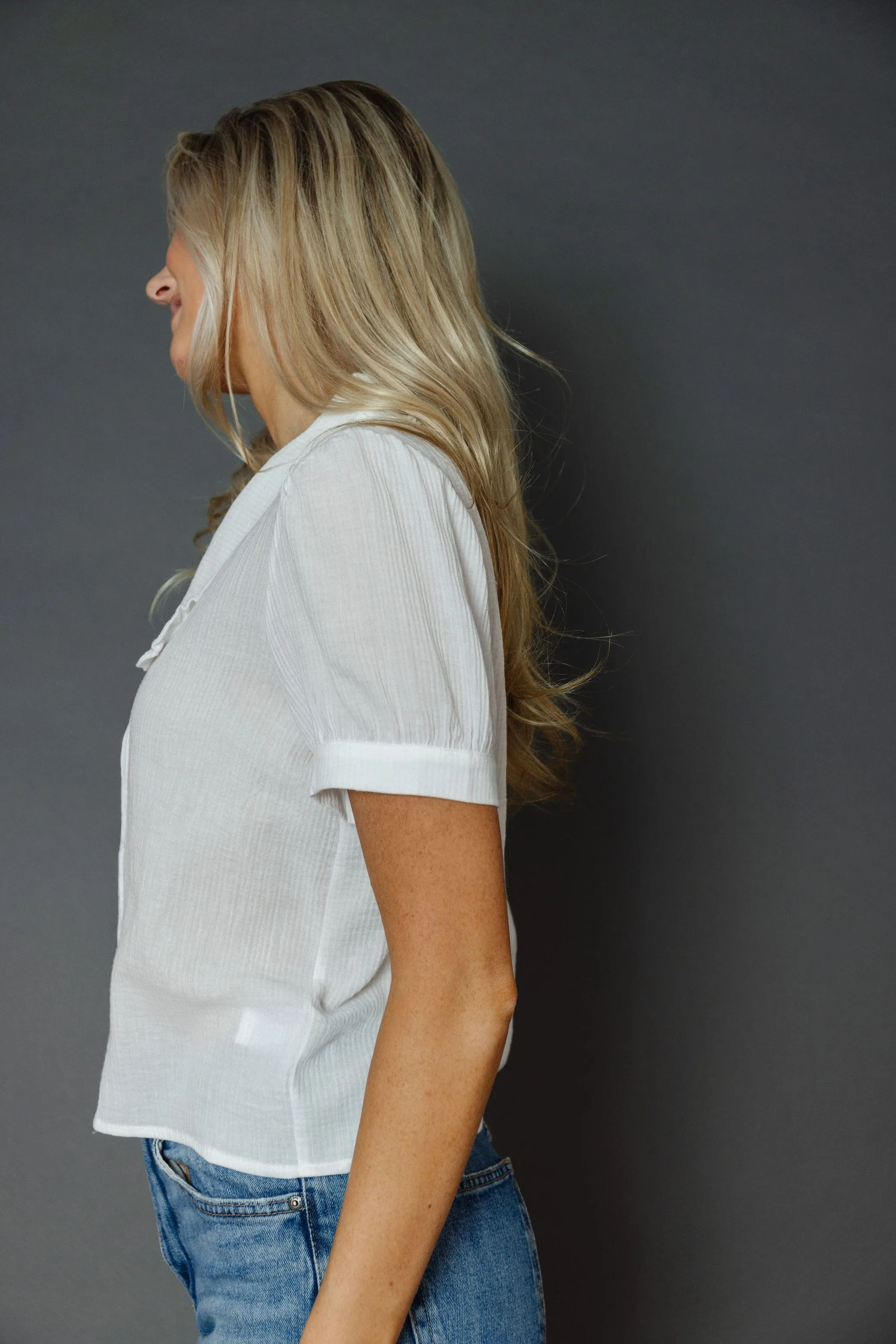 Preslee Blouse in Ivory