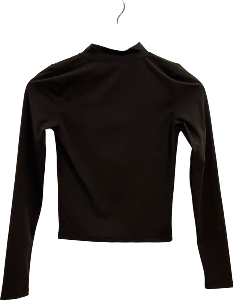 PrettyLittleThing Brown Espresso Basic Sculpt Jacket UK 8