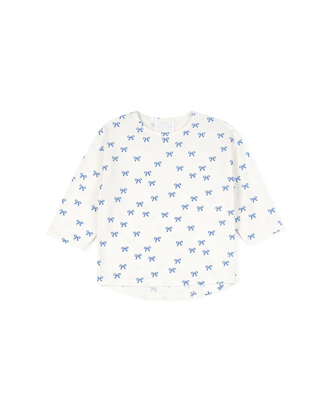 Printed Bow Dolman Tee