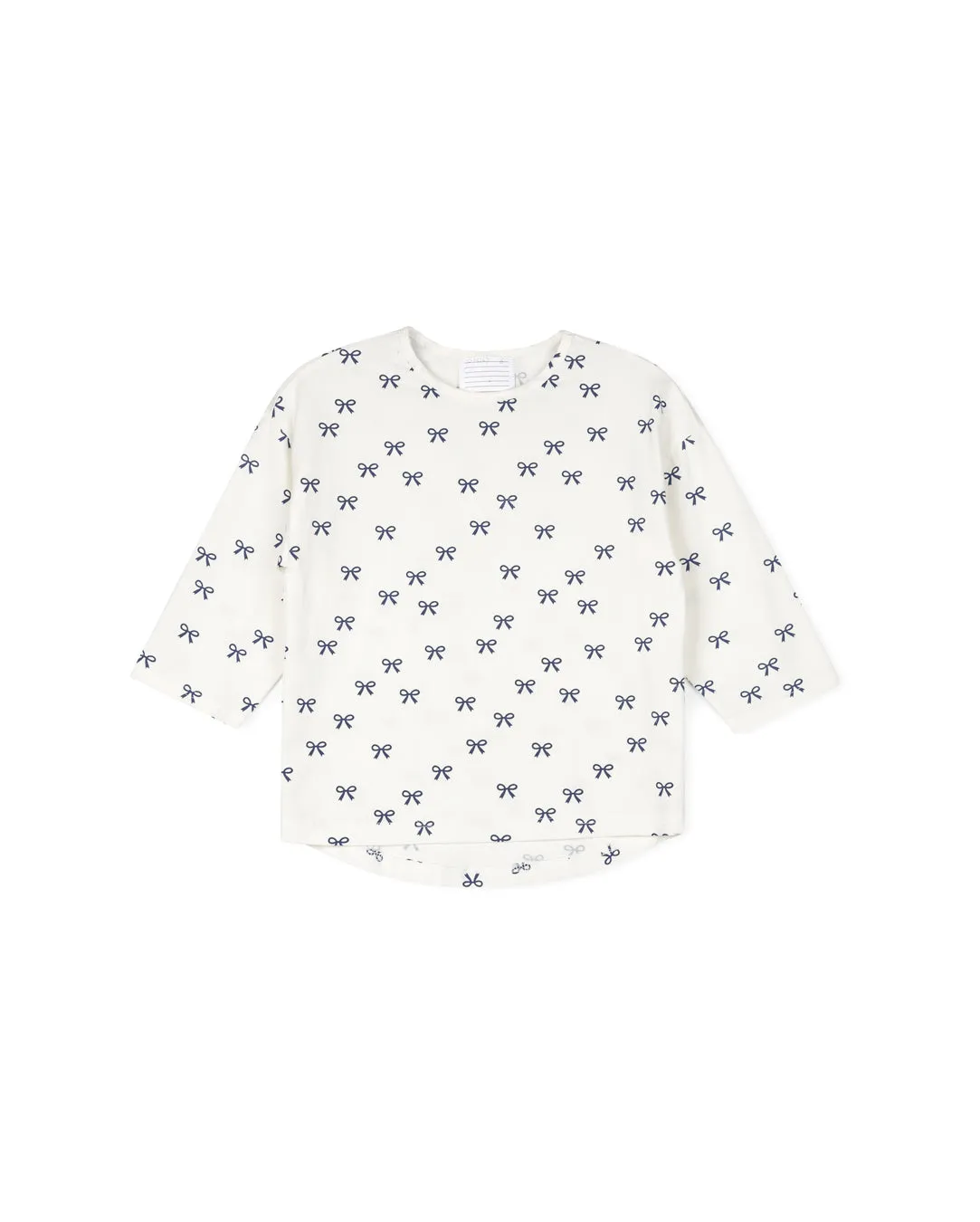 Printed Bow Dolman Tee