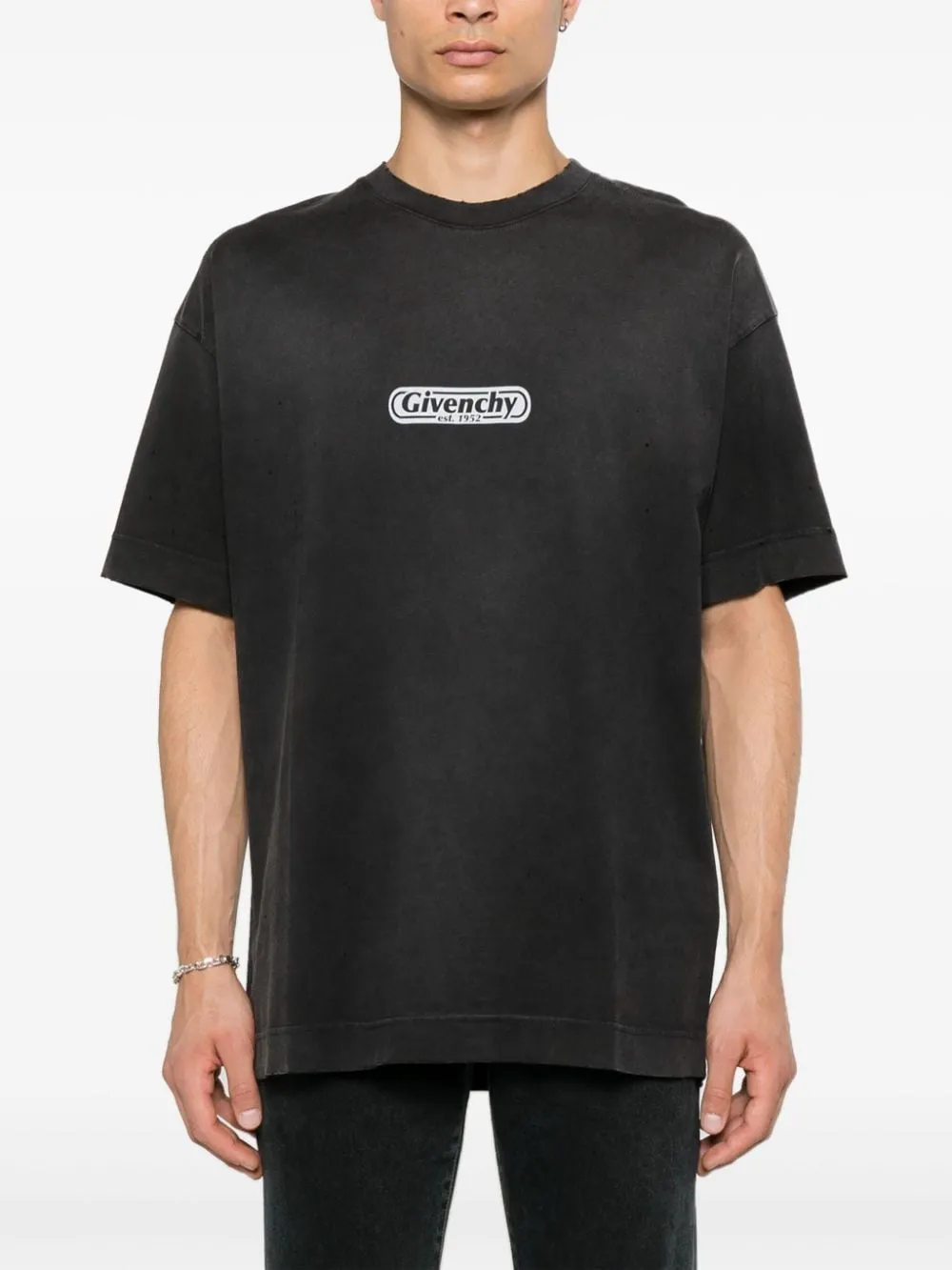 Printed cotton t-shirt