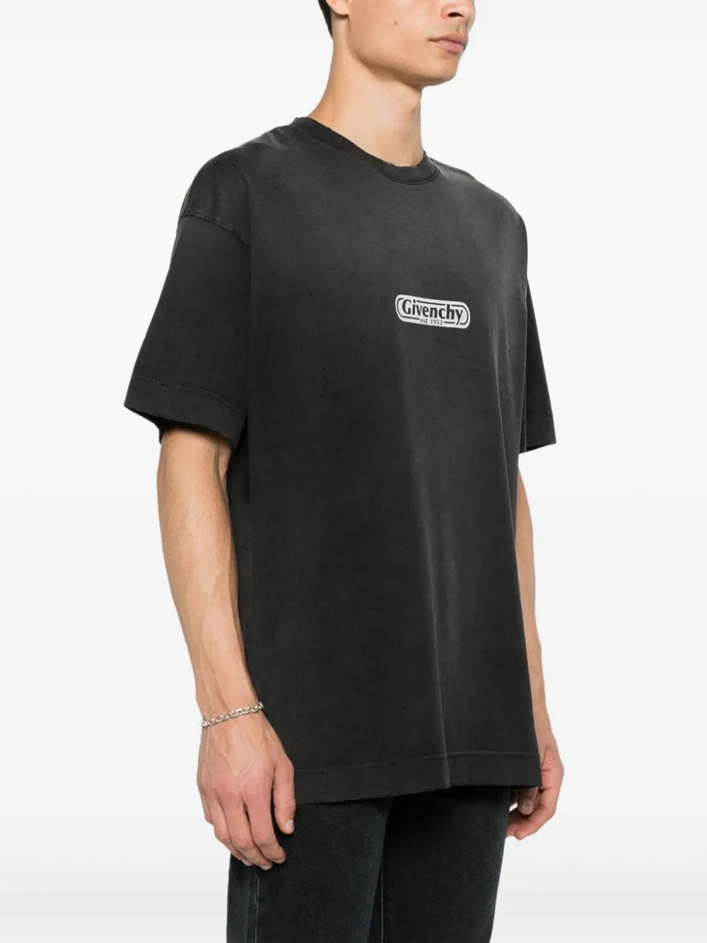 Printed cotton t-shirt