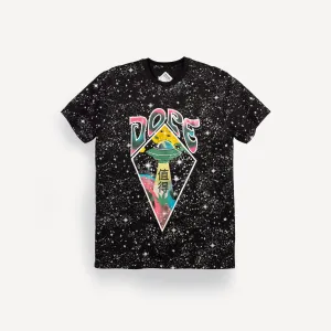 Printed Crewneck Tee - Black / UFO