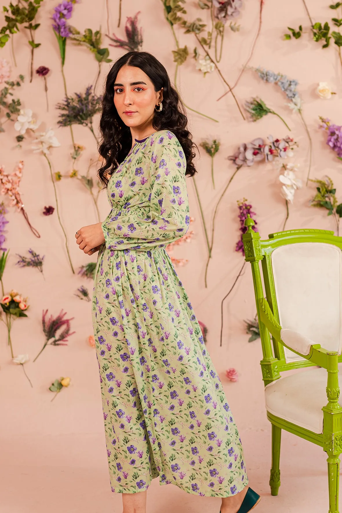 PRINTED DRESS (RMF12A)