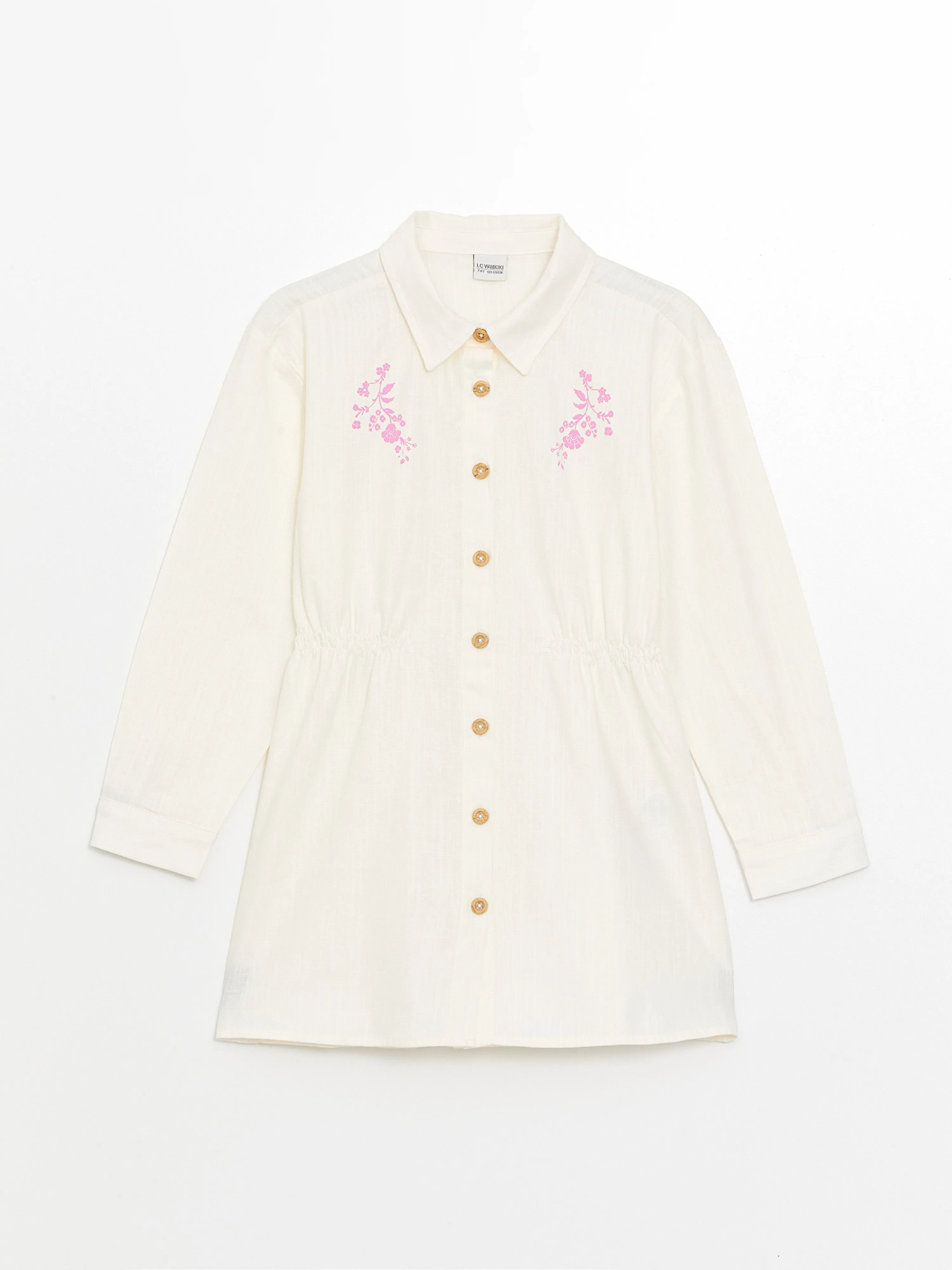Printed Long Sleeve Girls Tunic