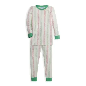 Printed Pima Jammies -- Noelle Stripe