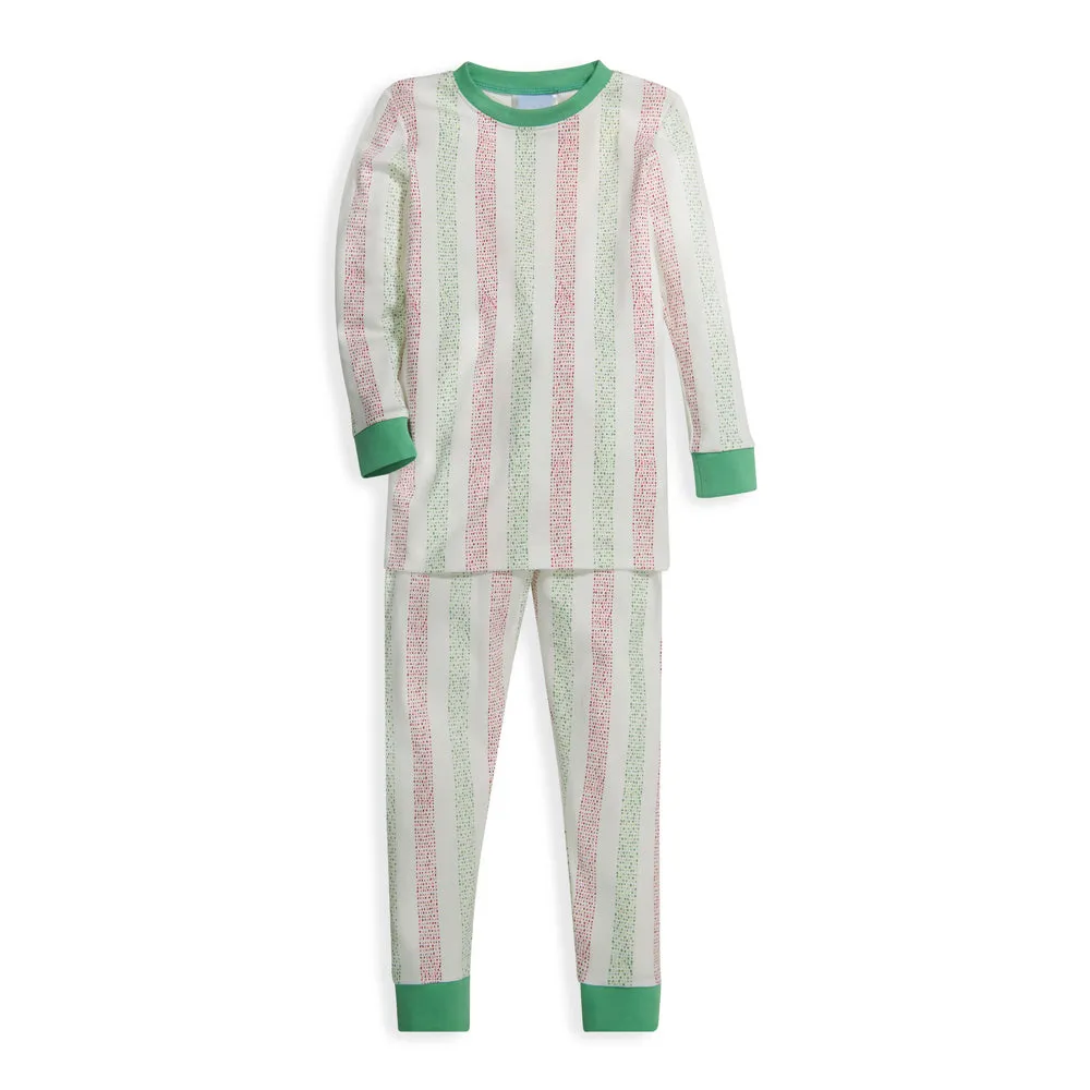 Printed Pima Jammies -- Noelle Stripe