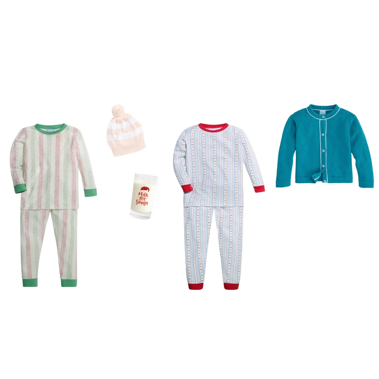 Printed Pima Jammies -- Noelle Stripe