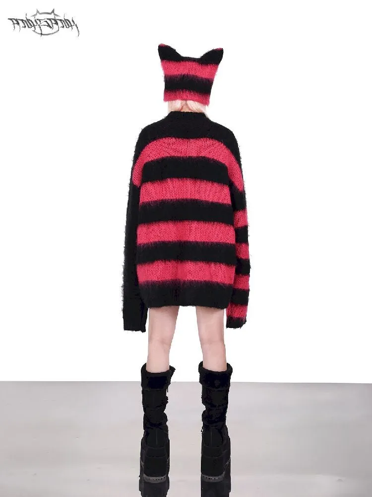 Punk Loose Genderless Street Y2K Sweater【s0000005704】