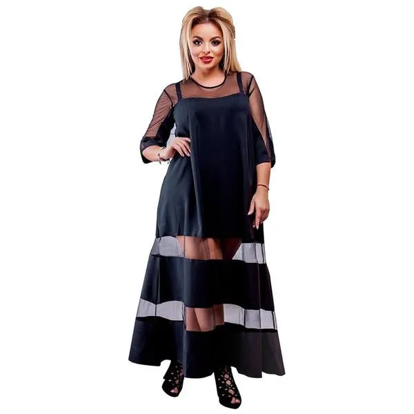 "Windowed Wonderz"  Maxi Dress - 3 Color Options