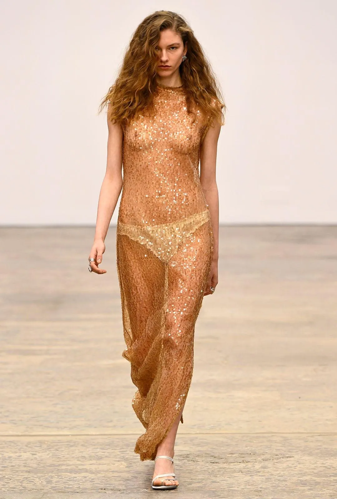 REFLECTION SEQUIN MAXI DRESS | HONEY