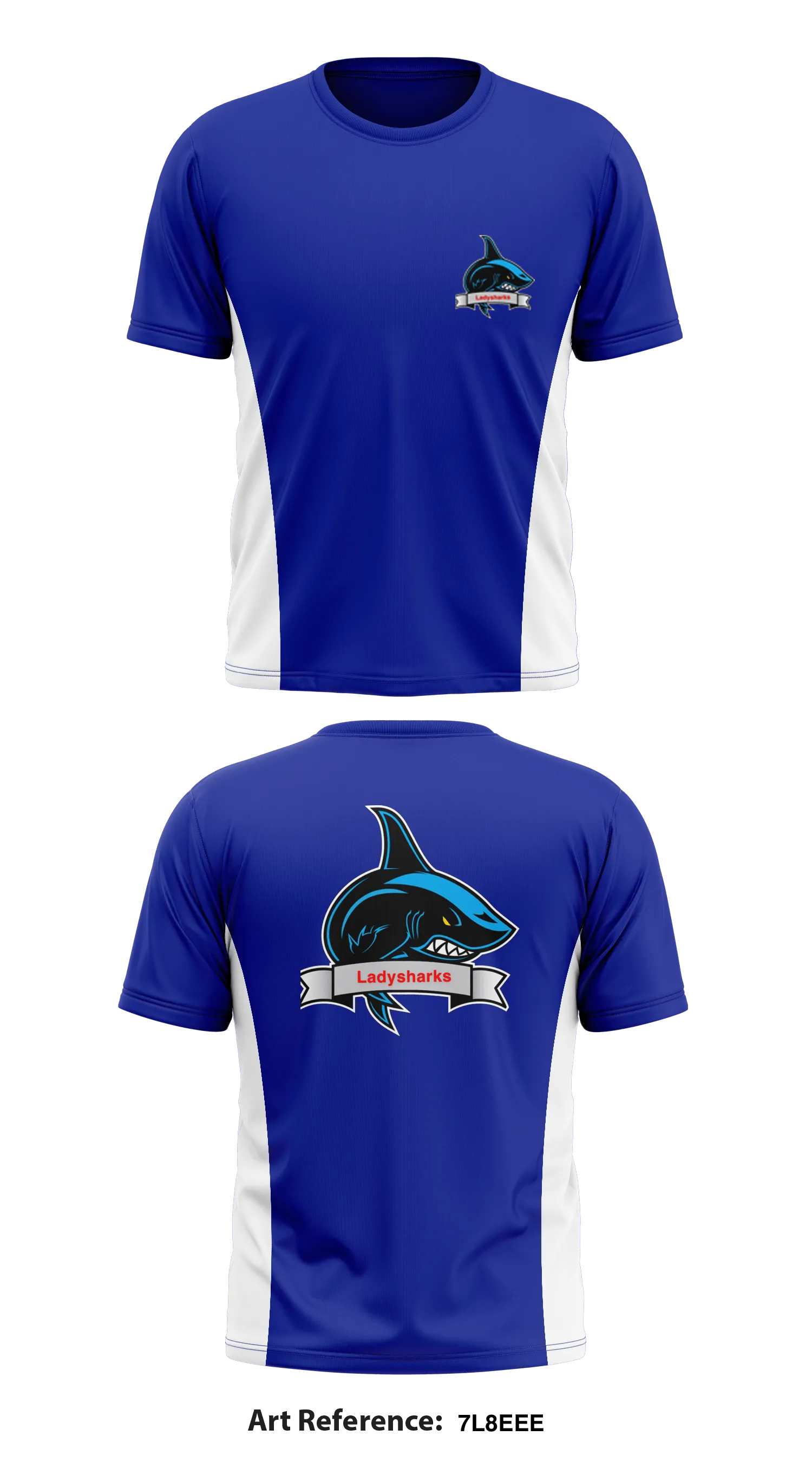 Roosevelt ladysharks Store 1 Core Men's SS Performance Tee - 7L8Eee