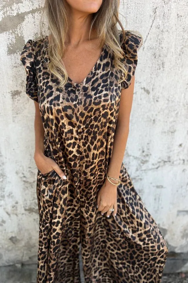 Savannah™ - Leopard Print Jumpsuit