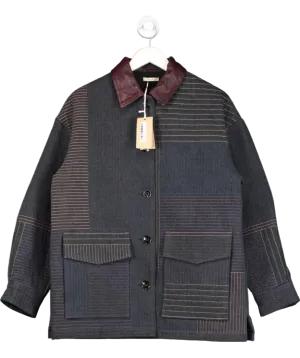 Sessun Black Mirea Denim Jacket UK L