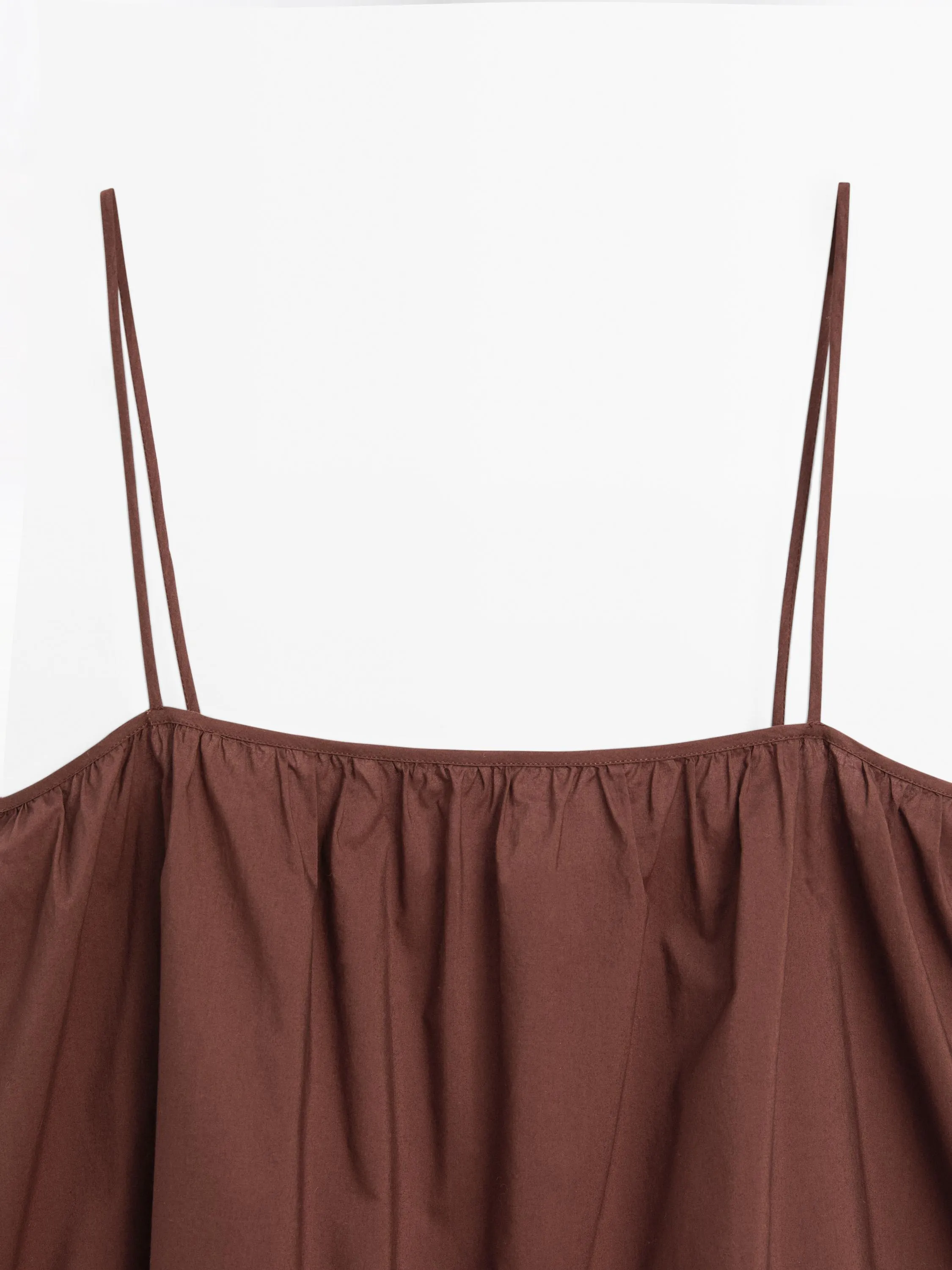 Short strappy top with ribbon details
