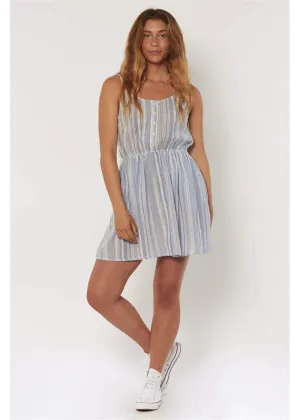 SISSTR OCEAN BREEZE S/L WVN DRESS - DKH