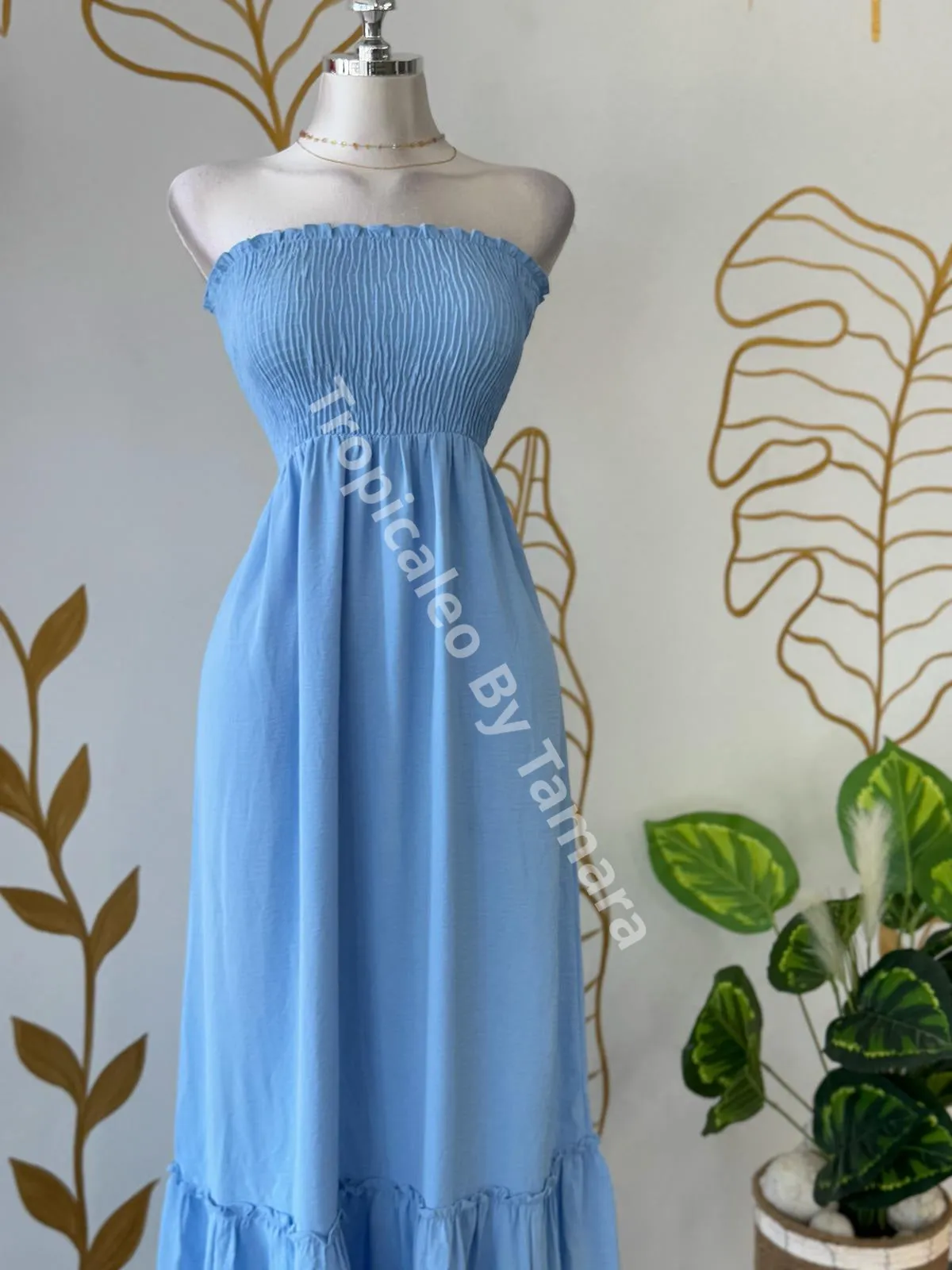 Skyline Strapless Maxi Dress