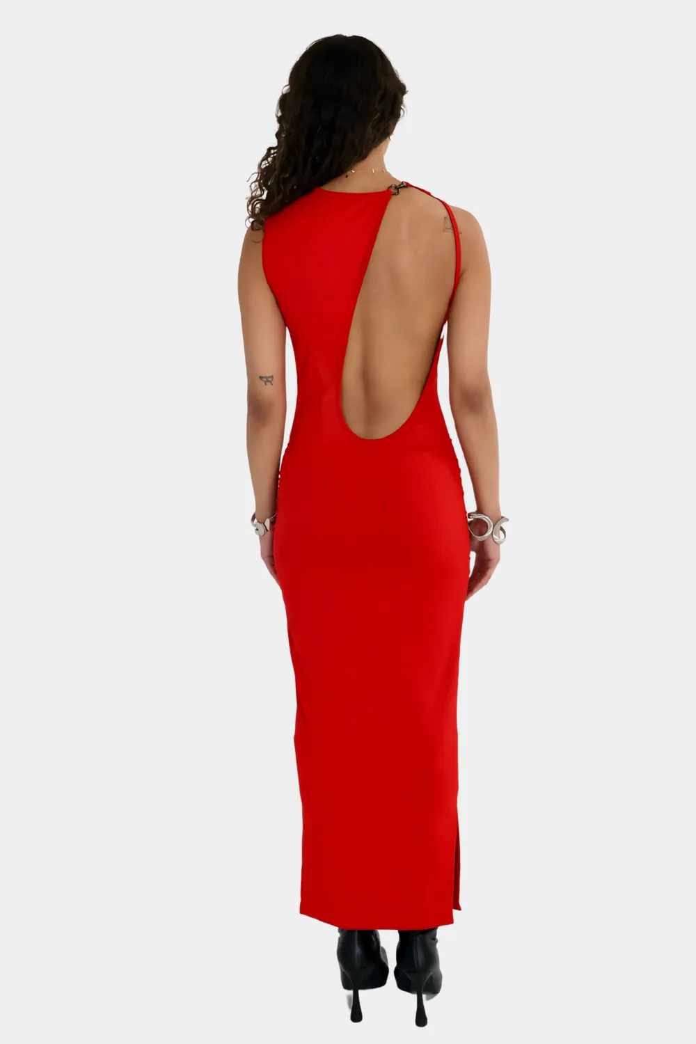 Sleeveless Keyhole Dress
