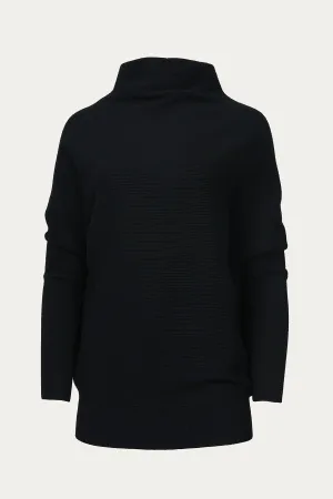 SLOUCH-NECK DOLMAN PULLOVER