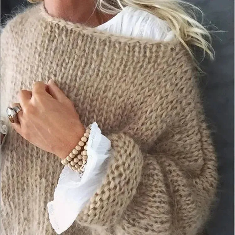 Soft Horizon Mohair Knit Sweater