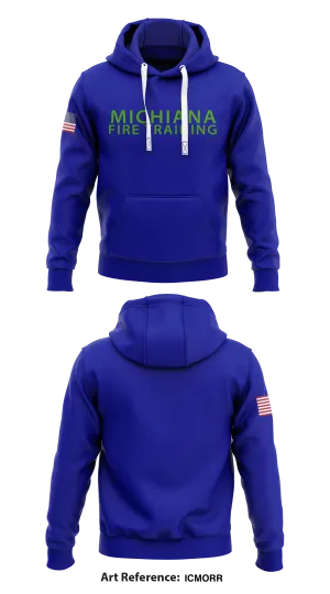 South Bend Fire Department Training Bureau Store 1  Core Men's Hooded Performance Sweatshirt - icmorr