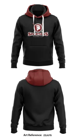 Spartans volleyball club Store 1 Core Men's Hooded Performance Sweatshirt - ZZjU7S