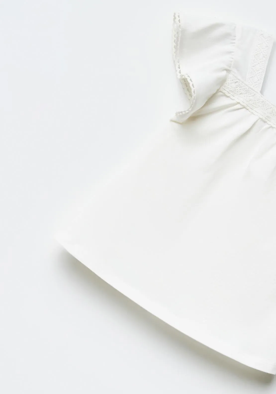 Square neckline T-shirt - White