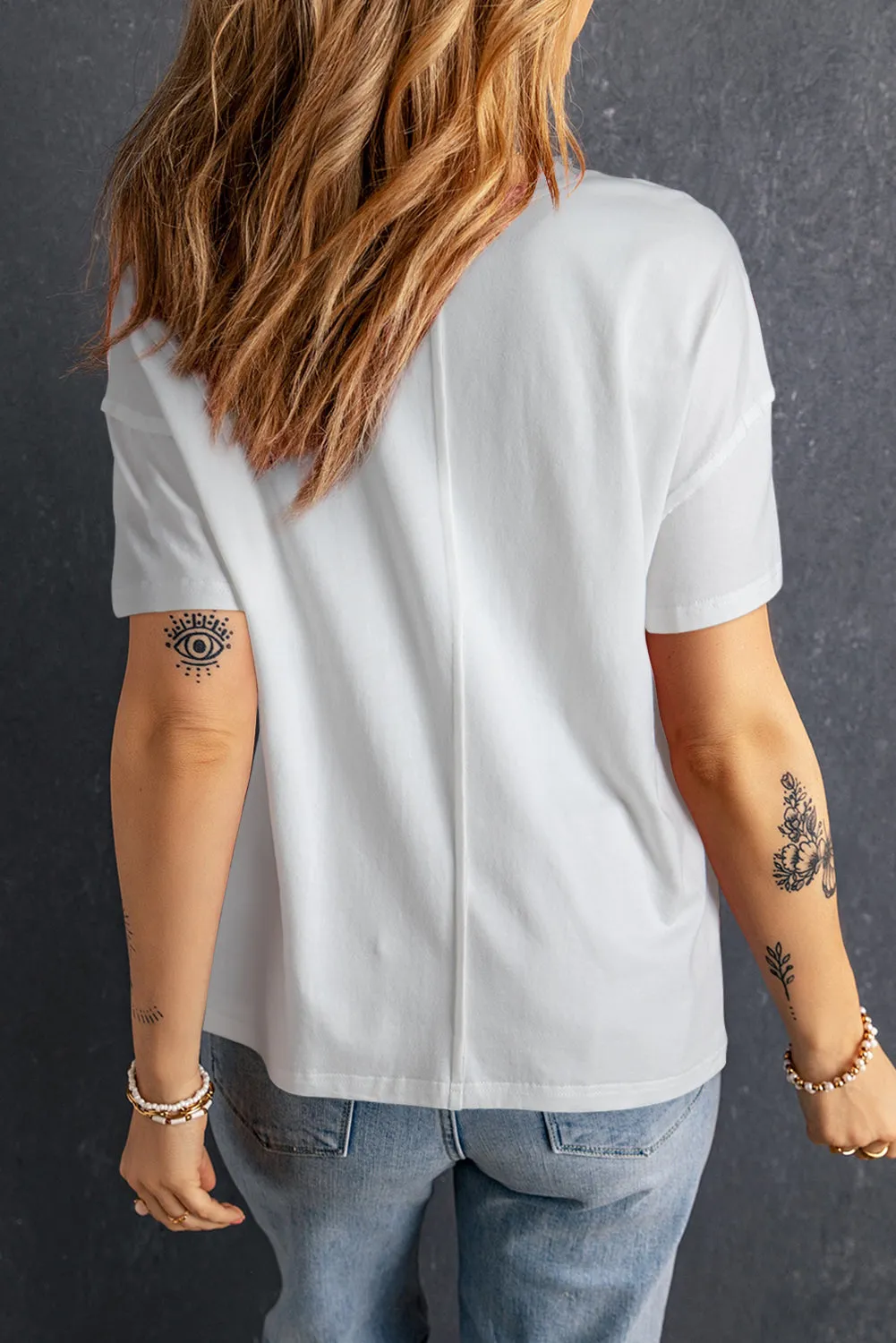 Star Patchwork Loose T-shirt