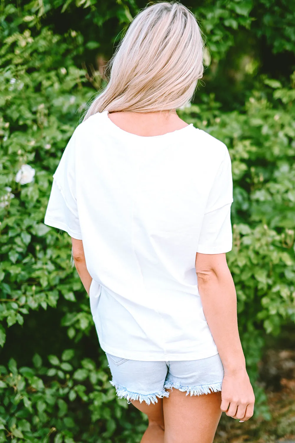 Star Patchwork Loose T-shirt