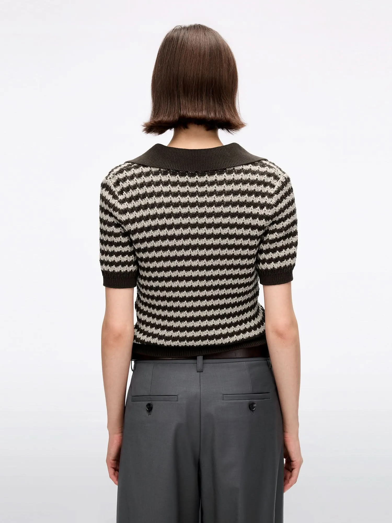 Striped Knit Sweater
