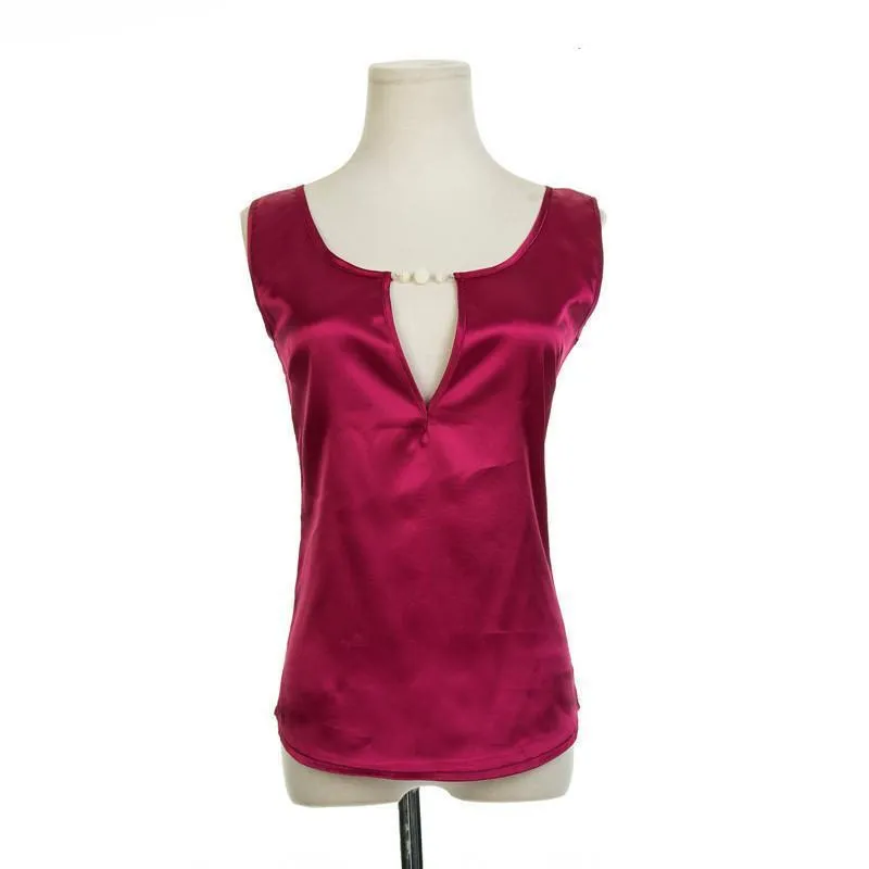 style Women Tops solid Tees Sleeveless Loose Blouses shirts Plus Size Female Shirts