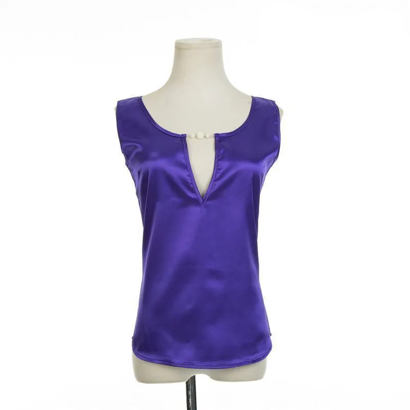 style Women Tops solid Tees Sleeveless Loose Blouses shirts Plus Size Female Shirts