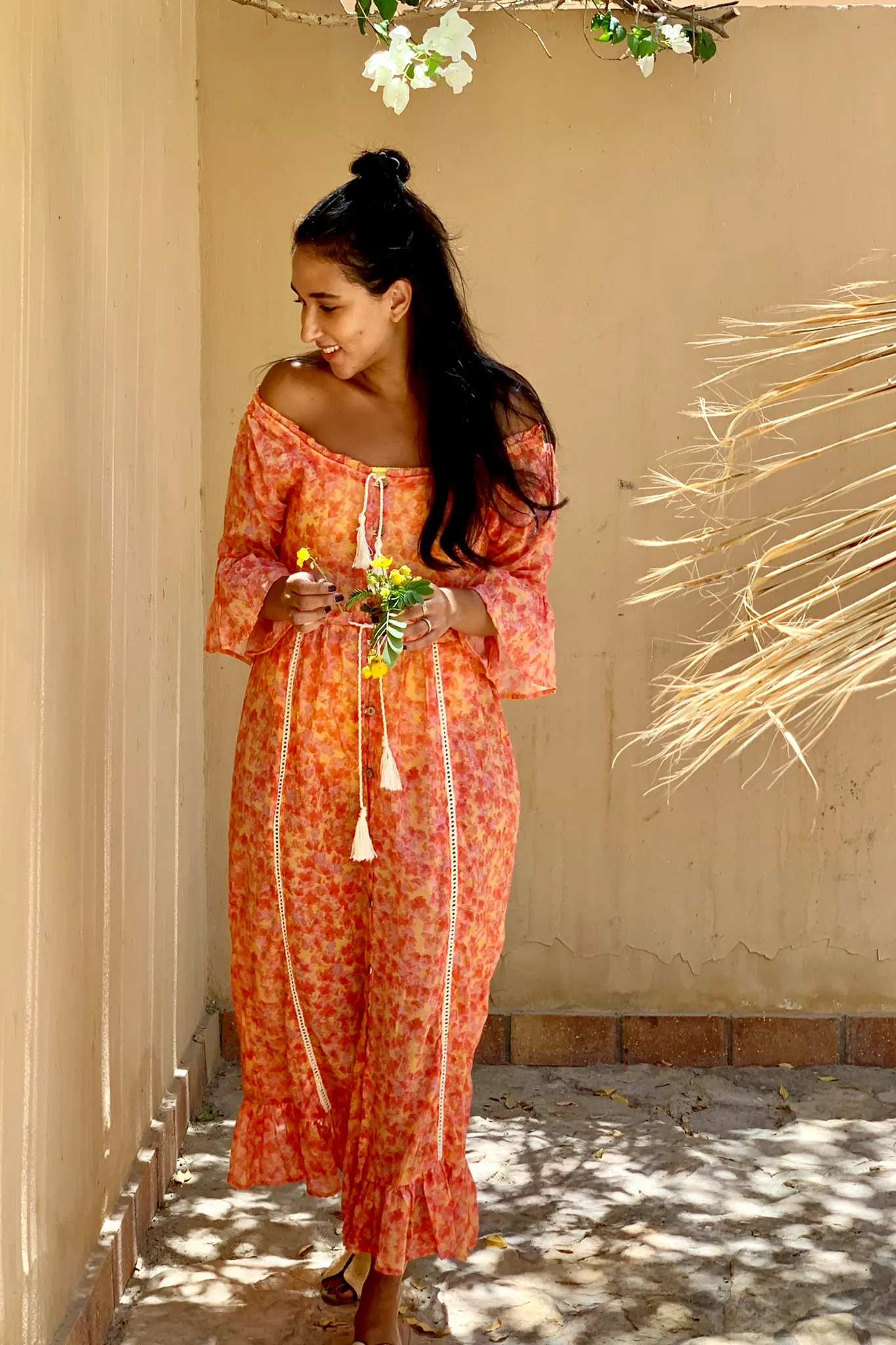 Sunny Blooms Lotus Dress