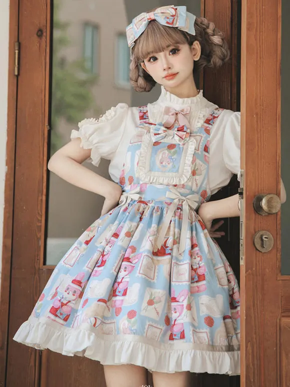 Sweet Lolita Dress Polyester Sleeveless Jumper Sweet Lolita Dress