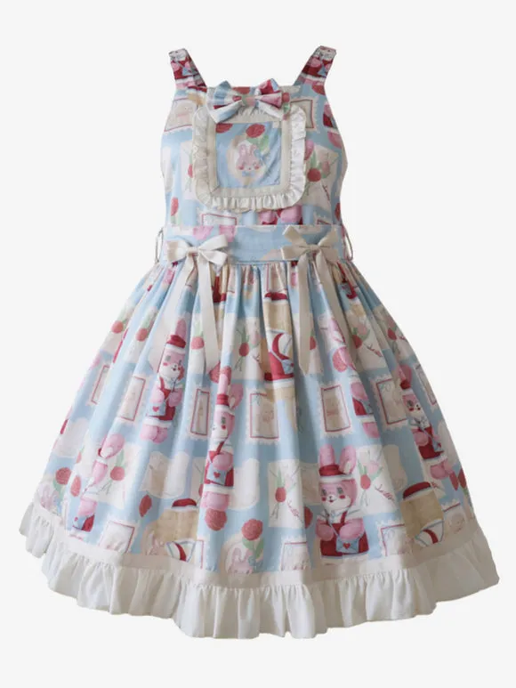 Sweet Lolita Dress Polyester Sleeveless Jumper Sweet Lolita Dress