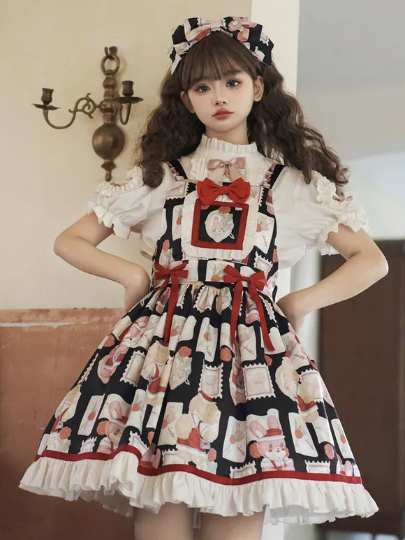 Sweet Lolita Dress Polyester Sleeveless Jumper Sweet Lolita Dress