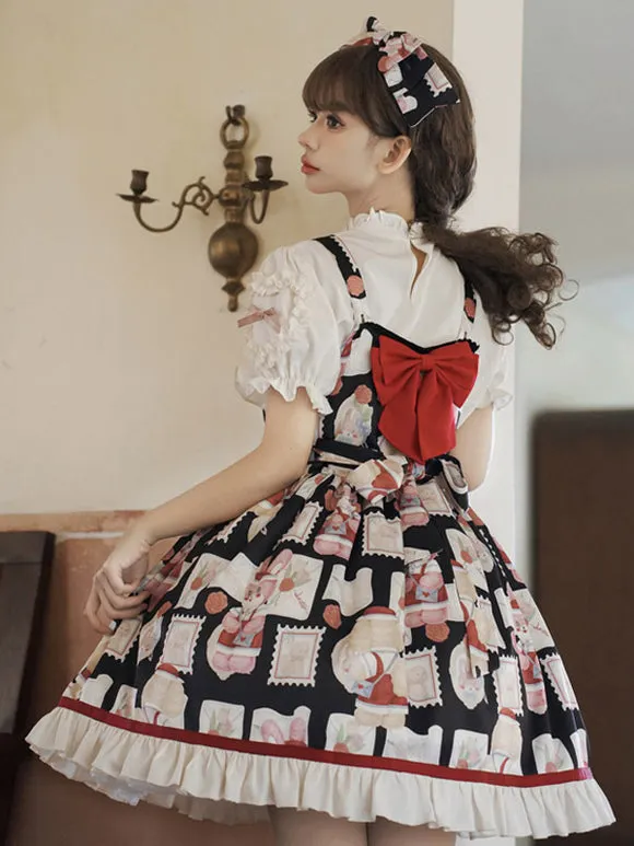 Sweet Lolita Dress Polyester Sleeveless Jumper Sweet Lolita Dress