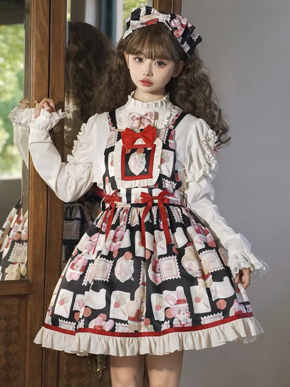 Sweet Lolita Dress Polyester Sleeveless Jumper Sweet Lolita Dress