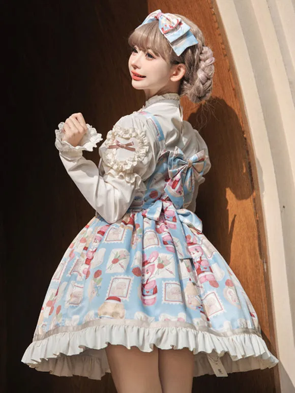 Sweet Lolita Dress Polyester Sleeveless Jumper Sweet Lolita Dress