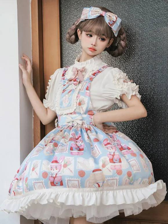 Sweet Lolita Dress Polyester Sleeveless Jumper Sweet Lolita Dress